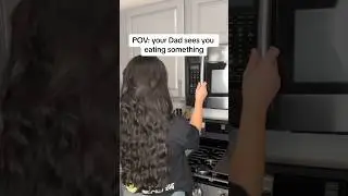 When your Dad sees you eating something 😂