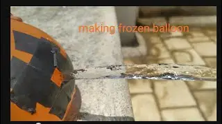 making frozen balloon lamina flow