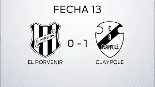 EL PORVENIR 0 CLAYPOLE 1 - GOLES