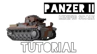 WW2 Lego Panzer II scale 1/35 building tutorial/Instructions