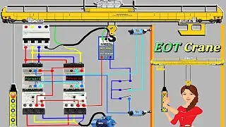 EOT Crane working Animation #crane @AllGyanElectrical