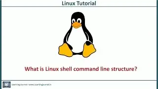 Linux Tutorial - Shell command line structure