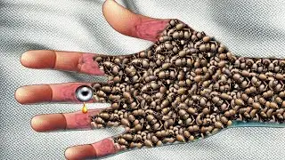 ASMR ANIMATION Maggots Treatment  @asmr100