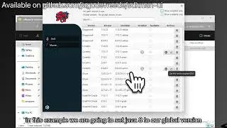 SDKMAN-UI (windows) Installation and usage