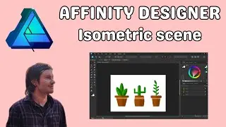 Affinity Designer how to draw isometric scene