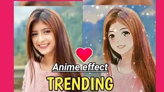 HOW TO CHANGE NORMAL PICTURE TO ANIME VERSION. Tik Tok new trend (pic into animation)