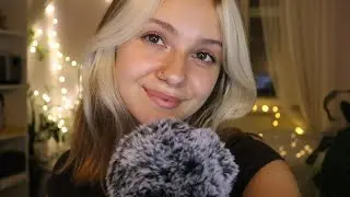 ASMR Whispering to YOU about My Life & Your Questions✨ | Close Up, Mic brushing