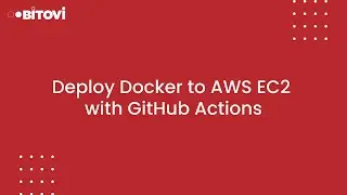 Deploy Docker to AWS EC2 with GitHub Actions