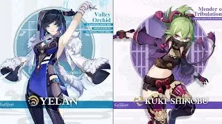 Yelan and Kuki Shinobu's Drip Art Has Been Leaked...