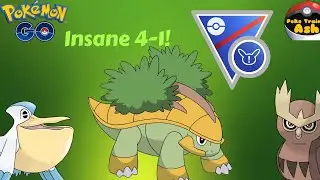 Grotle Double Flyer Goes *4-1*In The Remix Cup!! (Pokémon Go Battle League Pvp)