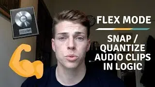 How To  Snap Audio To grid | FLEX MODE (Logic)