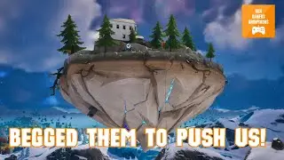 Begged Them to Push and They Actually Did It! - Fortnite Battle Royale Gameplay