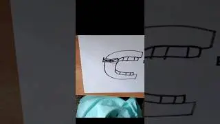 КАК НАРИСОВАТЬ БУКВУ С ИЗ АЛФАВИТА ЛОРА
