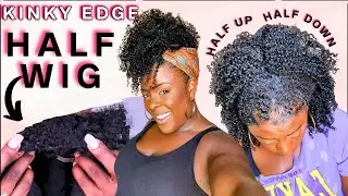 Half Wig GAME CHANGER?!? || OMG! 😮 || NO Braids NO SLIP! Styles for THIN Hair || ft HerGivenHair