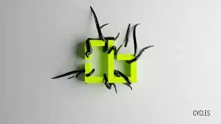 Tentacles grow in Blender / Cycles and Eevee