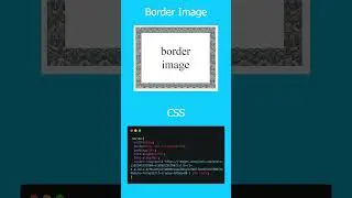 Border Image HTML Css html css html and css tutorial for beginners 