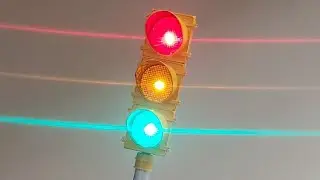 Here's My Miniature Traffic Light Signal 1:9 Scale Model with 3 switches