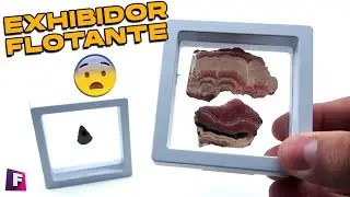 Exhibidor FLOTANTE 3D Para Minerales - Foro de Minerales