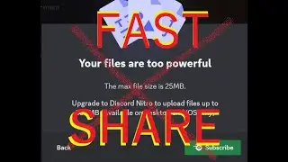 FAST Sharing of Videos to Discord with FFMPEG Scripts