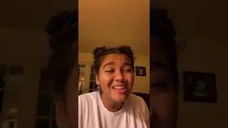 A Girl Singing But Her....