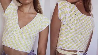 The PERFECT Summer Crochet Wrap Top & YARN GIVEAWAY (CLOSED)