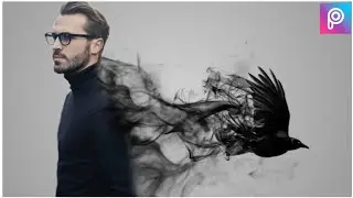 PicsArt smoke crow effect // PicsArt Tutorials // Hafiz Production //