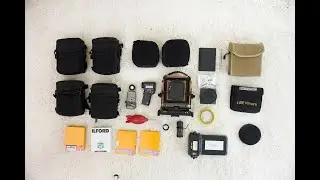 4x5 kit. What is in my camera bag? Large format edition.