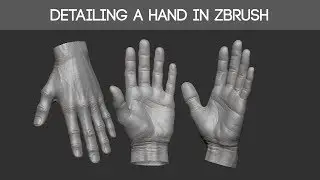 Poligone - Hand Detail Sculpting in ZBrush