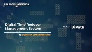 RPATOOLS015 - Digital Time Reducer Management System | Sujikaran Saththiyanathan
