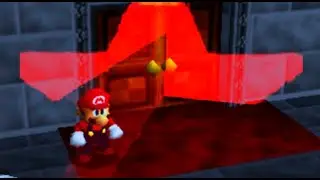 Super Mario 64 Lakitu skip but it's the other way