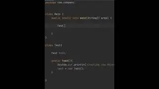 What happens when you create an object of the class inside the class? You get stackoverflow error.