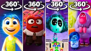 360º VR Inside Out 2 | Every New Look Promo Bonus | Joy Anime Eyes/Envy/Embarrassment and Sadness