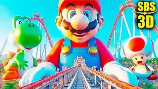VR Super Mario | Roller Coaster VR Video