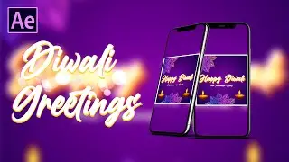Diwali Greeting In Post Style In After Effects | After Effects Tutorial