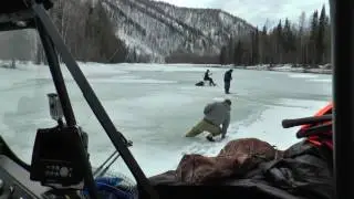 Амыл весной на аэролодке Борус 650