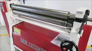 OSTAS SBM 1070 x 95 Plate bending machine - 3 rolls