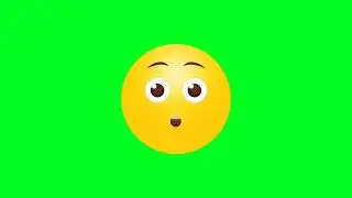 wow emoji green screen animation