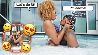 Lets Do It In The Jacuzzi Prank * She Skinny Dipped*!!!!