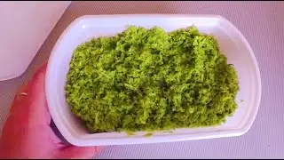 Приправа из чесночных стрелок. Песто/Seasoning from the garlic shooter. Pesto