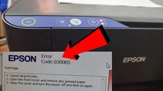 Epson l 3110,3215,3210,3100 error 030005 | Epson red light blink problem after paper pickup