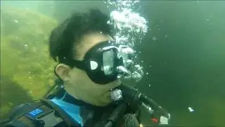 Clase de Buceo en el Lago de Ilopango