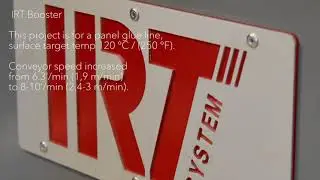 Infrared IRT Booster increases conveyor speed in industry