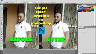 GIVE YOUR PHOTO A SNOW COLD-LOOKING GRADING IN PHOTOSHOP 2020