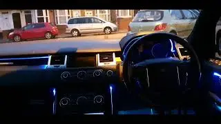Range rover sport HSE ambient lighting installed
