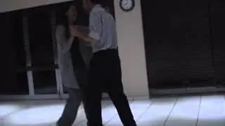 Kevin and Polly dance cha cha cha