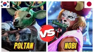 Tekken 8 ▰ POLTAN (King) Vs NOBI (Nina)  ▰ WILD Matches!
