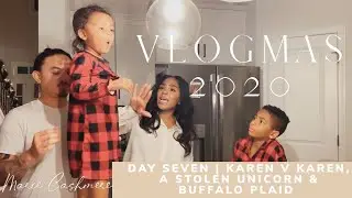 VLOGMAS DAY 7 | KAREN V. KAREN, STOLEN UNICORNS & BUFFALO PLAID | MARIE CASHMERE