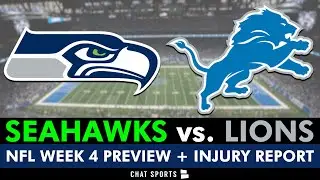 Seahawks vs. Lions Prediction, What To Watch For, Key Players, Injury News | Seahawks NFL Week 4