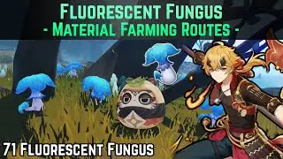 Fluorescent Fungus Farming Routes (71 to Collect!) | Genshin Impact Guide