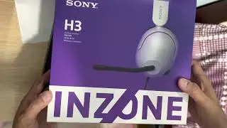 Sony INZONE H3 wired Gaming Headset UnBOXING